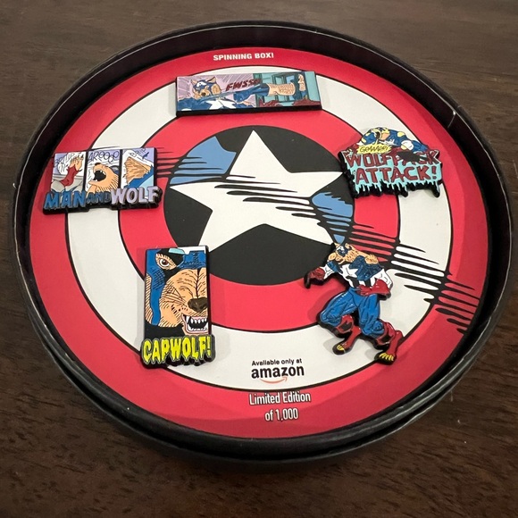 Marvel enamel pins Werewolf Captain America & The Falcon - Picture 2 of 5
